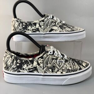 Vans Authentic Marvel Womens 7 Skate Shoes Low Lace Sneakers Superhero All Over